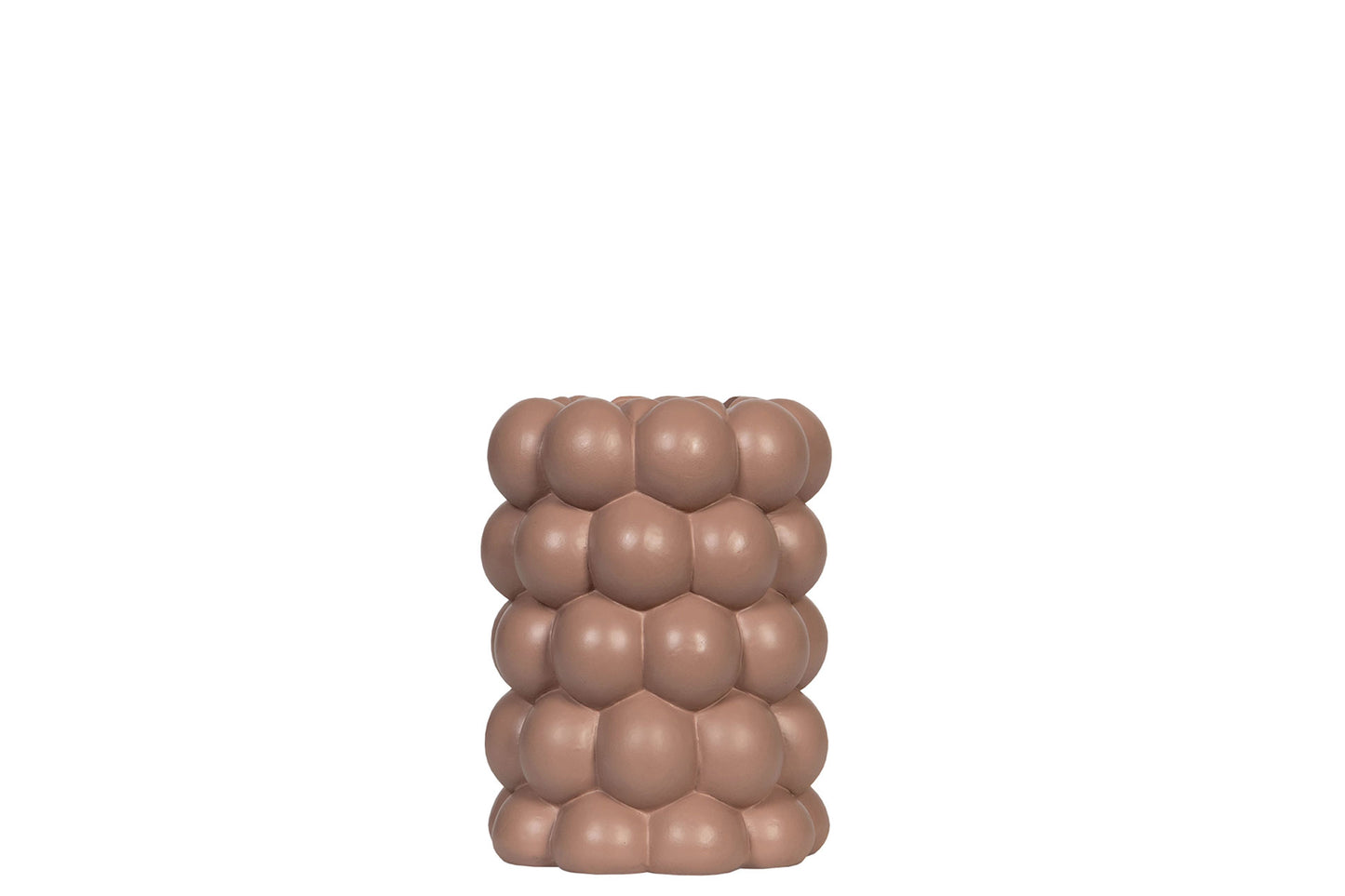 Kertastjaki Bubbly bleikur 12cm