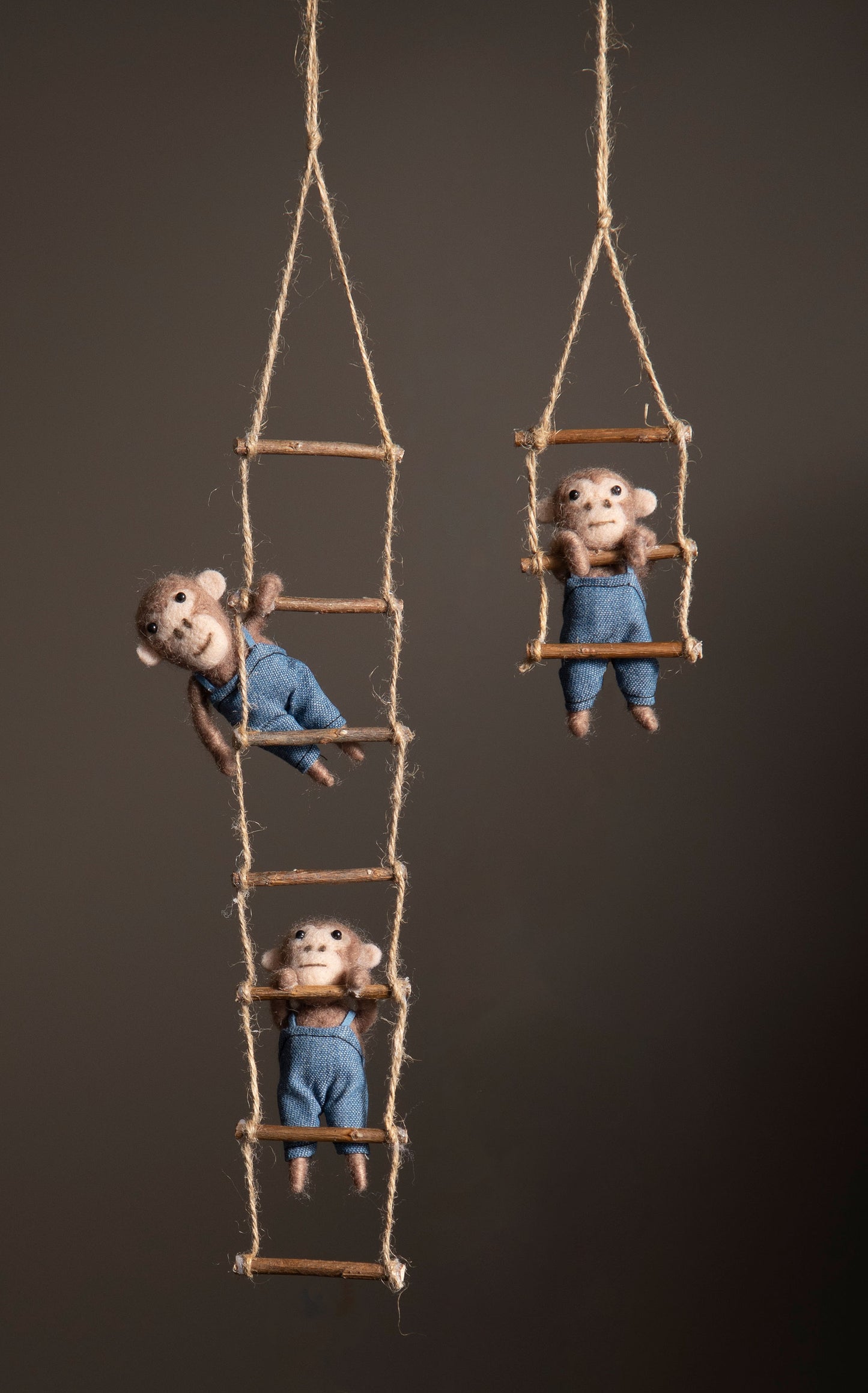 Ullardýr apar hangandi 3 í set