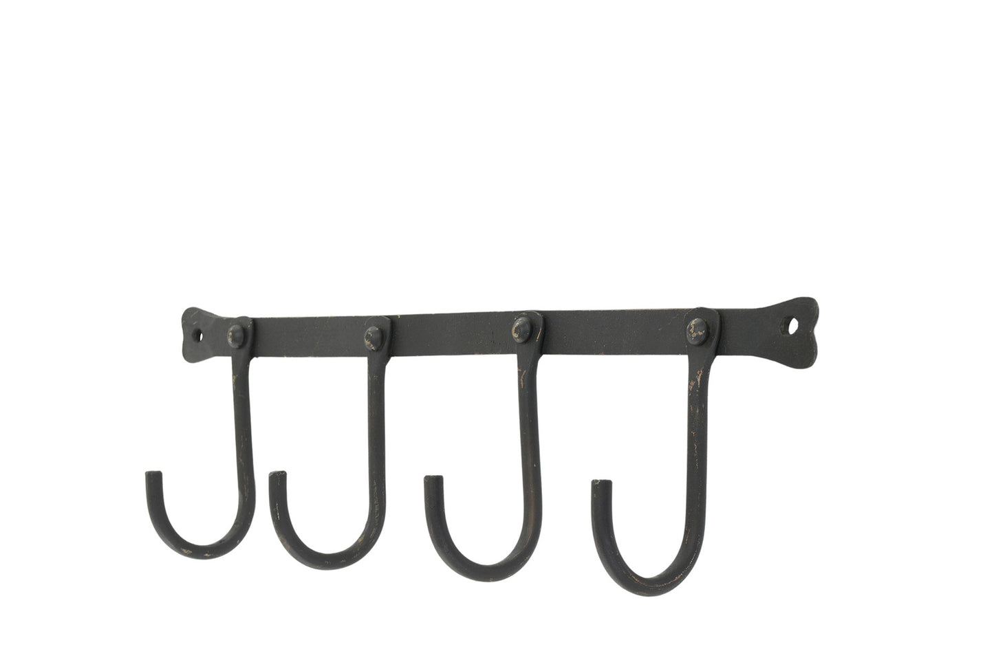 Snagabretti með 4 snögum svart 41cm