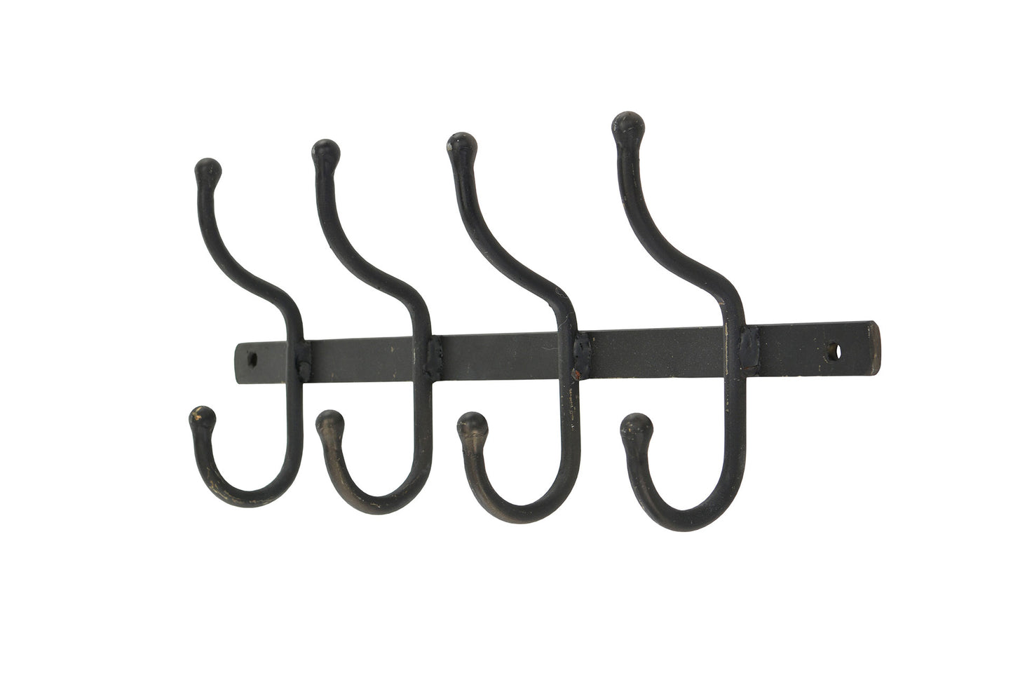 Snagabretti með 4 snögum svart 43cm