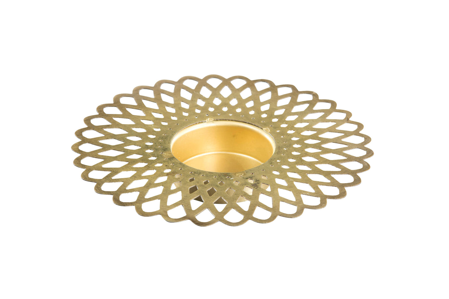 Kertastjaki fyrir teljós Doris Brass Ø12cm