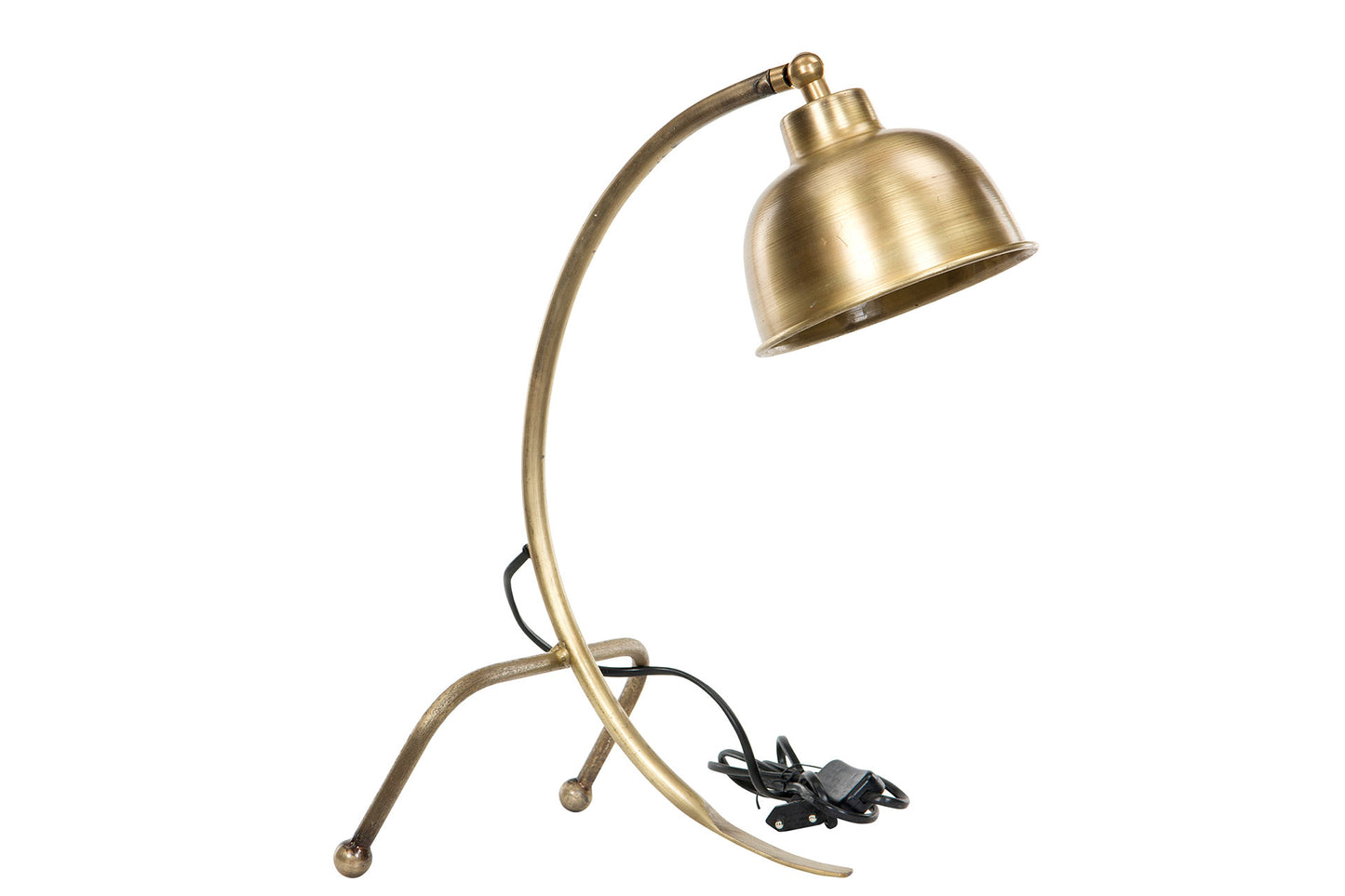 Borðlampi Antík Brass 39cm