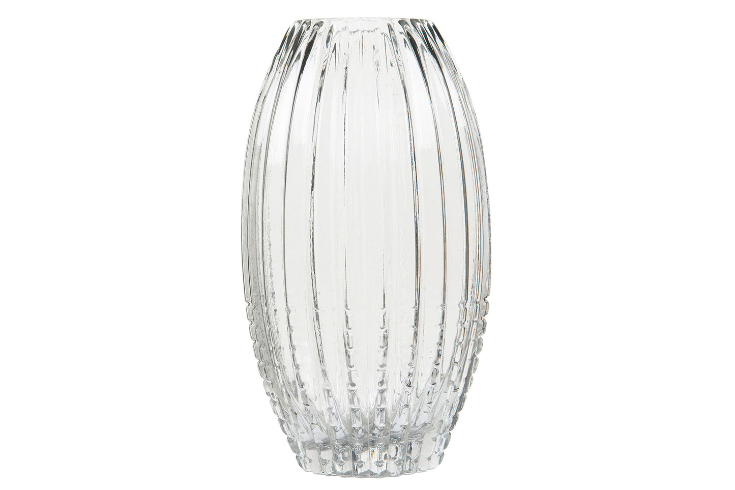 Blómavasi Cane Glær 28cm